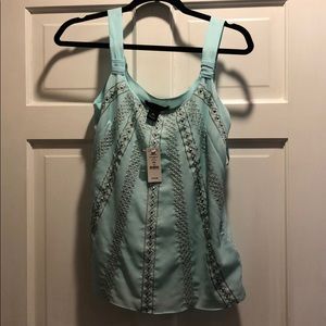 White House Black Market Embellished Blouse